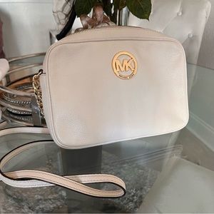 Cream Michael Kors Crossbody